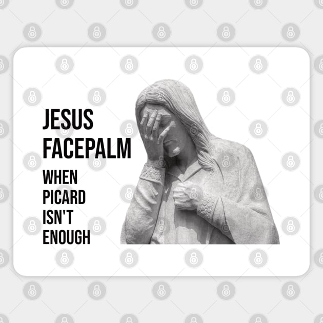 Jesus Facepalm Magnet by Beltschazar